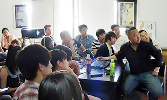 5月26日徐青瑶艺术设计总监亲临龙铭与同学们分享经验