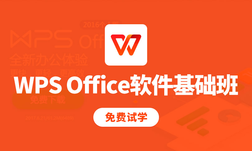 WPS/OFFICE办公软件精讲班，零基础入门到精通